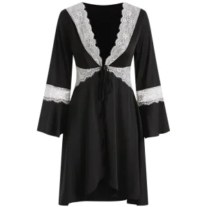 Chemise De Nuit En Dentelle Ouverte